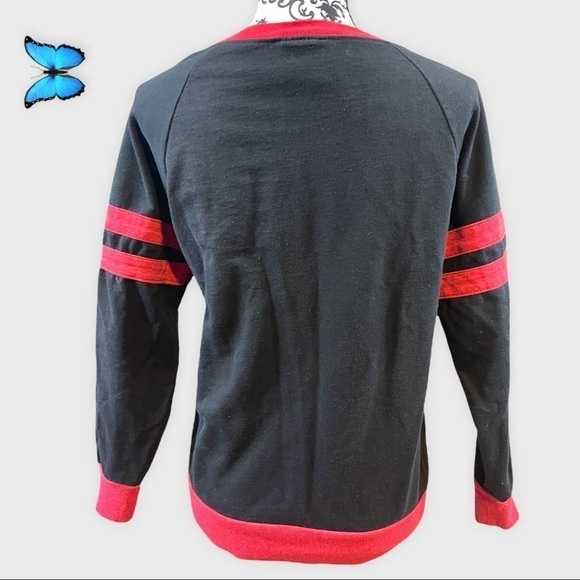 DC comics Harley Quinn black and red crewneck sweatshirt - Picture 5 of 7
